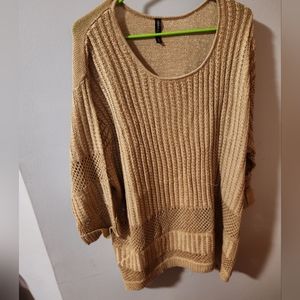 Tan Sweater Size 3XL